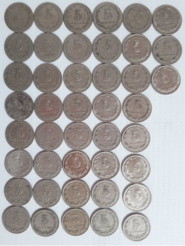 Argentina 5 Centavos Serie Completa 1896/1942 Lotex43 Ro 341