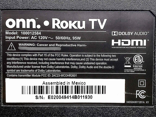 Fuente De Poder Onn 100012584 715g9520-p01-001-0h2s (Usado)