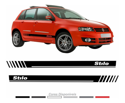 Adesivo Faixa Lateral Fiat Stilo Stilo25