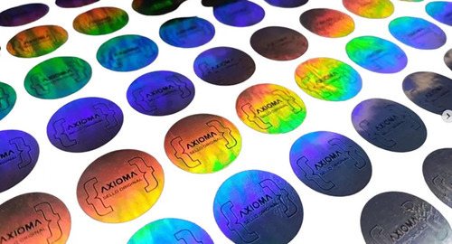 Stickers Autoadhesivos Holograficos Metalizados Transparen