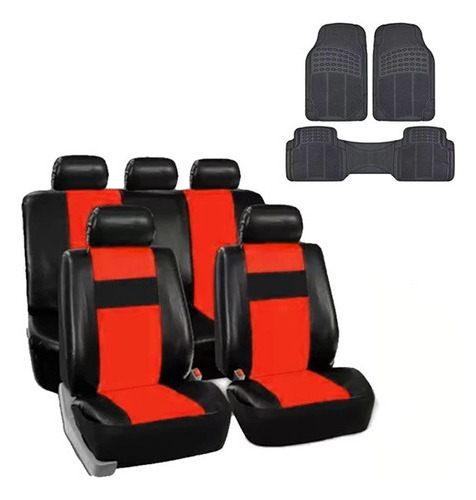 Funda Cubre Asiento Cuerina Ford Focus Fiesta Ka + Alfombra