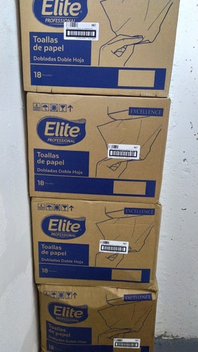 Imagen 7 de 7 de Toalla Interfoliada Elite 40844 18ptsx200u D/h Extra Blanca