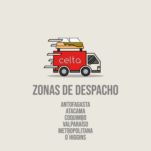 Cama Europea Cotton Organic 2 Plazas X 2mt. B/sep Celta