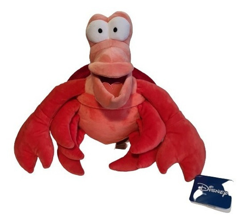 Disney Pelucia Sebastian Ariel Pequena Sereia 30 Cm