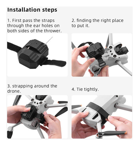 Drone Thrower Wedding Fishing Drop System For Air 2s