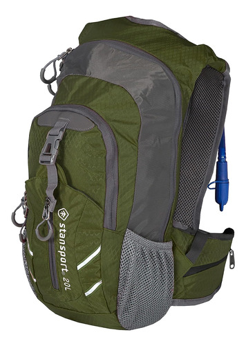 Mochila Senderismo Ergonómica Verde 20l Stansport