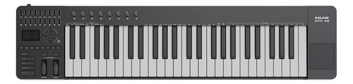 Teclado Controlador Midi 49 Teclas Fader Trackpad Nux Ntk-49