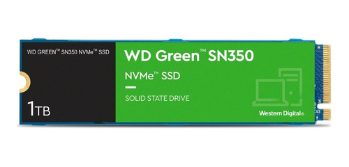 Imagen 2 de 3 de Ssd Interna Western Digital Green Ssd 1tb Sn350 Nvme