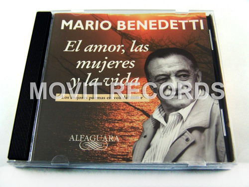 Mario Benedetti El Amor Las Mujeres Y La Vida Cd Raro 1996