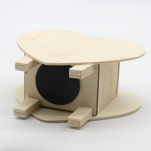 Hucha De Madera Sin Terminar, Tarro De Ahorro 11cmx10cmx5cm