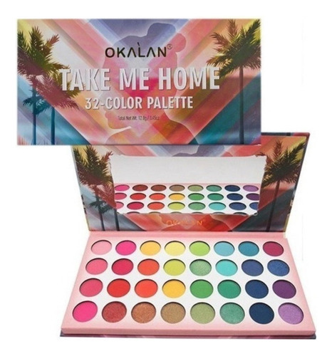 Paleta De Sombras Take Home Okalan
