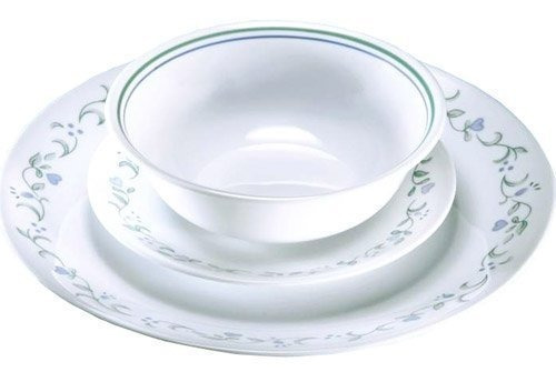 Corelle Country Cottage, Servicio De 12 Piezas Para 4, Blanc