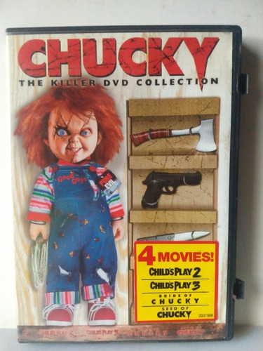 Chucky The Killer Dvd Collection 2, 3, La Novia Y El Hijo 