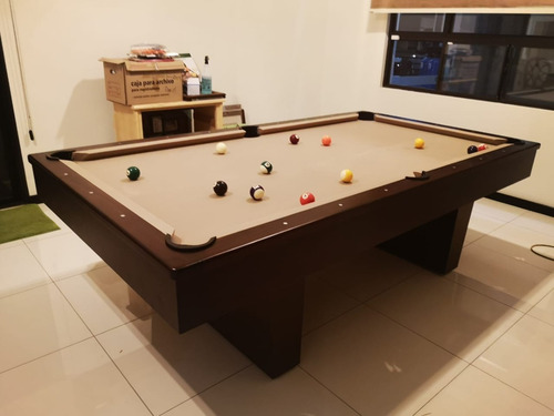 Mesa De Billar Residencial Junior - Diversiones Bago Paño A