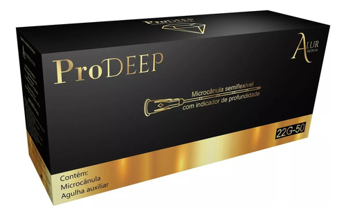 Microcânula Semiflexível Prodeep 22g-50m