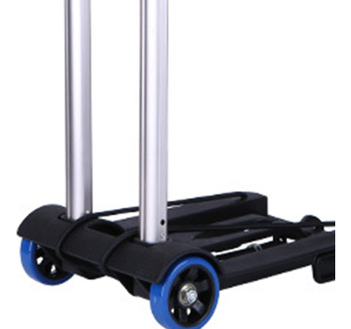 Carro De Mano Plegable Portátil Con Varilla De Aluminio
