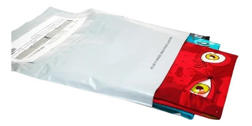 Imagen 1 de 2 de Bolsas De Seguridad Mensajeria 100 Unidades Oficio 28x38 Cm
