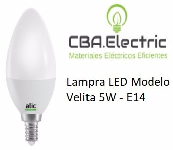 Lampara Led Velita Eco 5w E14 Alic