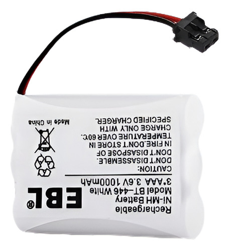 3.6v 1000mah Hogar Batería Del Teléfono Para Uniden Tcx-905 