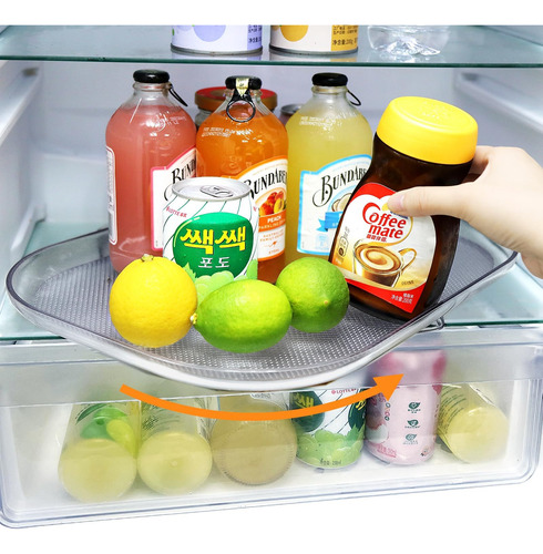 Organizador Cuadrado Lazy Susan Para Refrigerador - Susans R