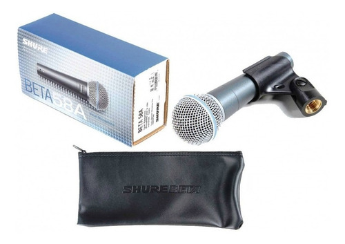 Micrófono Shure Beta 58a Vocal Dinámico Supercardioide Color Negro