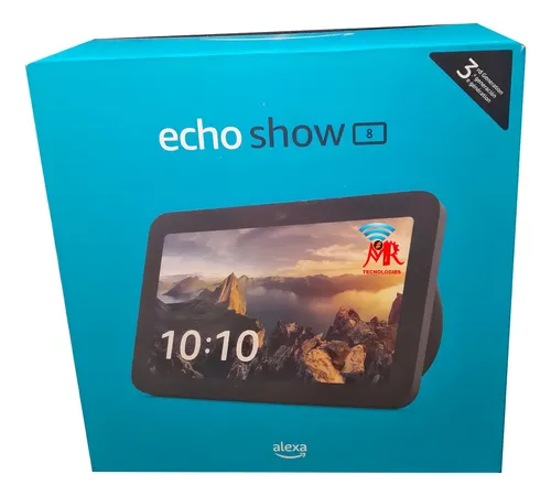 Amazon Echo Show 8 第3世代 Amazon Echo Show 8 3ª Geração Com Áudio Espacial Preto
