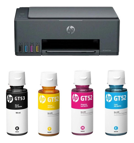 Kit Multifuncional Hp Smart Tank 584 Refis De Tinta Hp Gt53