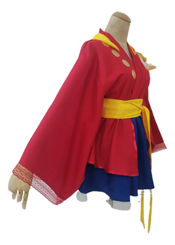 Anime One Piece Monkey D. Disfraz De Luffy Para Mujer Y
