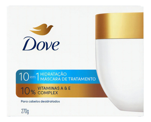 Máscara de Tratamento Hidratação 10 em 1 270g Dove