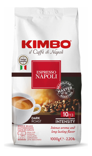 Kimbo Espresso Napoletano - Granos De Cafe Enteros, Tostado 