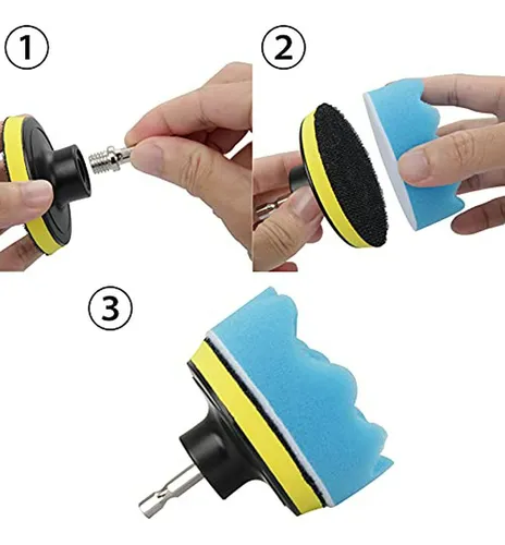 Kit 38 Piezas De Almohadillas De Pulido Para Autos 3 - Goh