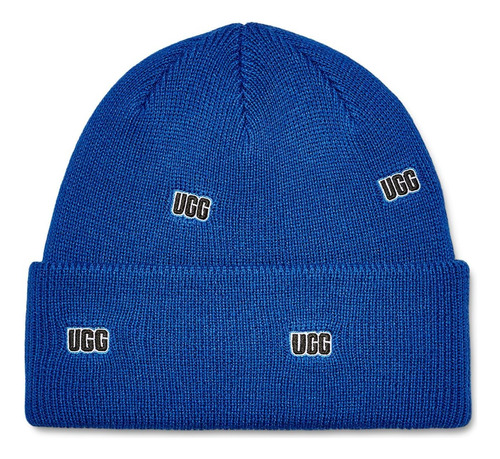 Gorro Ugg Con Logo Disperso, Negro, Talla Única