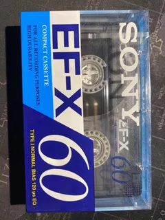Cassette Sony Ef-x 60 Min