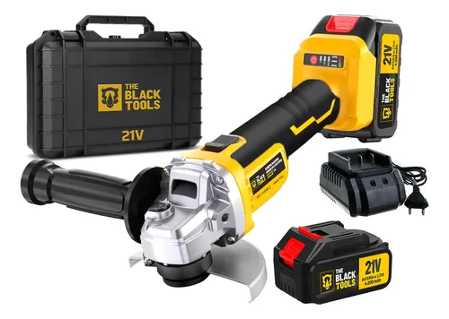 Esmerilhadeira Lixadeira Angular Sem Fio A Bateria 4000mah 4.1/2 125mm The Black Tools