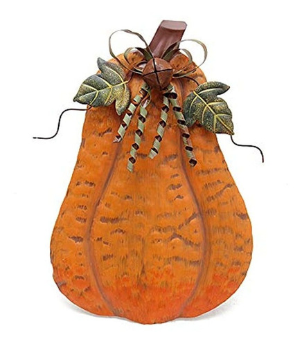 E-view - Decoración De Calabaza Plana De Metal Para Decoraci