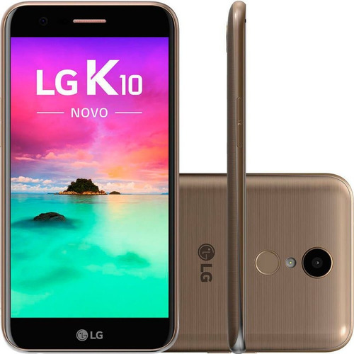 Smartphone LG K10 Novo Dourado 32gb 5,3  Dual Chip 13mp Oct