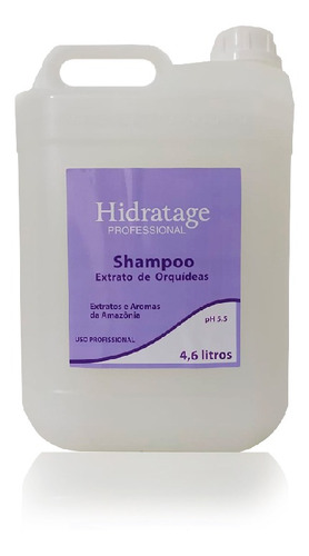 Shampoo Extrato De Orquídeas 4,6l Hidratage | MercadoLivre