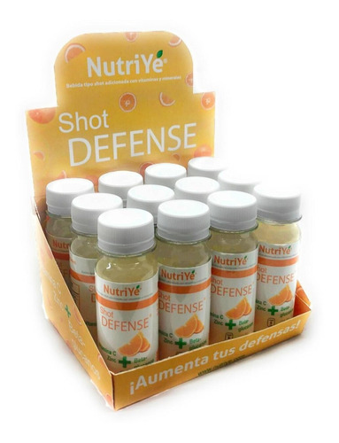 Imagen 2 de 5 de Shot Para Sistema Inmunológico 12pzs De 60 Ml 100% Natural