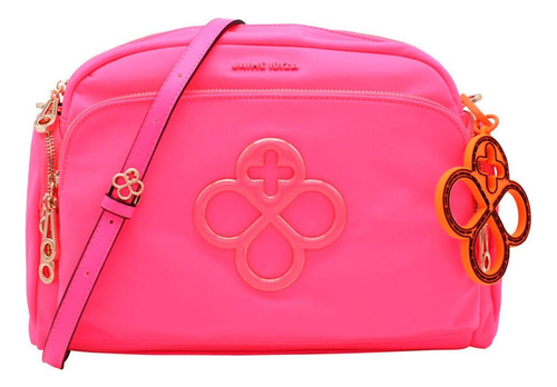 Bolso Jaime Ibiza Modelo Ji 2473 Rosa Neón Huellas 2024