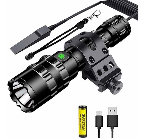 Linterna 1500 Lumene Led Superbrillante Recargable 5 Usb