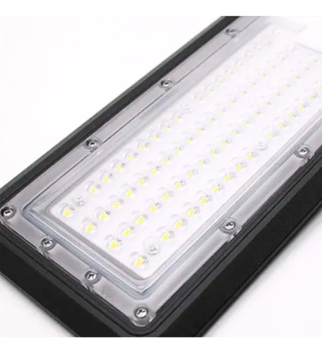 Kit 2 Luminária Led Poste 150w Iluminação Publica Aaatop Carcaça Preto Luz Branco-frio 127/220v