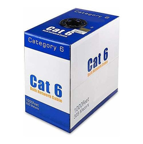 Cable Sólido Ethernet Axgear Cat6, Caja A Granel, 23 Awg, In
