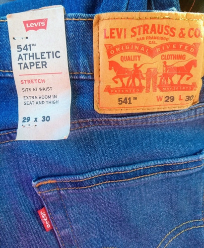 Jean Levis Hombre 541 Stretch Atletico Pierna Recta Original | Envío gratis