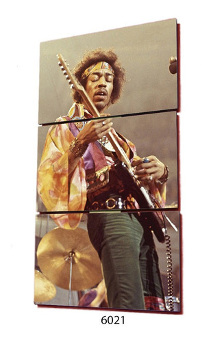 Cuadro Políptico Música N°6021 Jimmy Hendrix