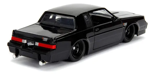 Jada Toys 1:24 Fast & Furious - 87 Buick Grand National, Ne. Color Negro Brillante