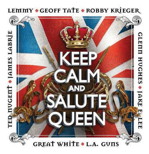 Varios Artistas [keep Calm & Salute Queen] - Rojo/blanco (va