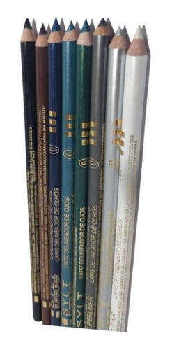 Imagen 4 de 10 de Lapiz Delineador Para Ojos De Madera Gama X 3 Unidades