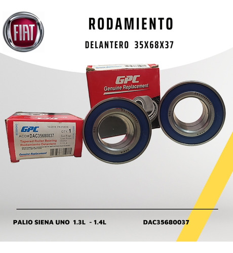 Rod Delt Fiat Palio Siena Uno Forza 1.3 1.4  35x68x37