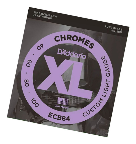 Encord Baixo 4c .040 Polido D'addario Xl Chromes Ecb84