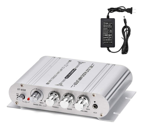 Facmogu St-838 40w 2x20w Mini Amplificador Digital De Alta F